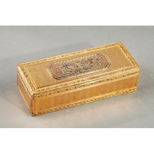 A Louis XVI gold snuffbox, Geneva